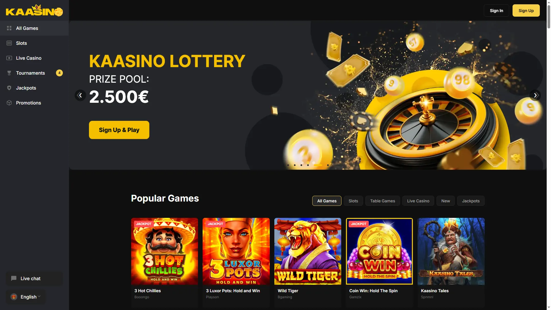 Kaasino - Nederlandse Taal en Ondersteuning