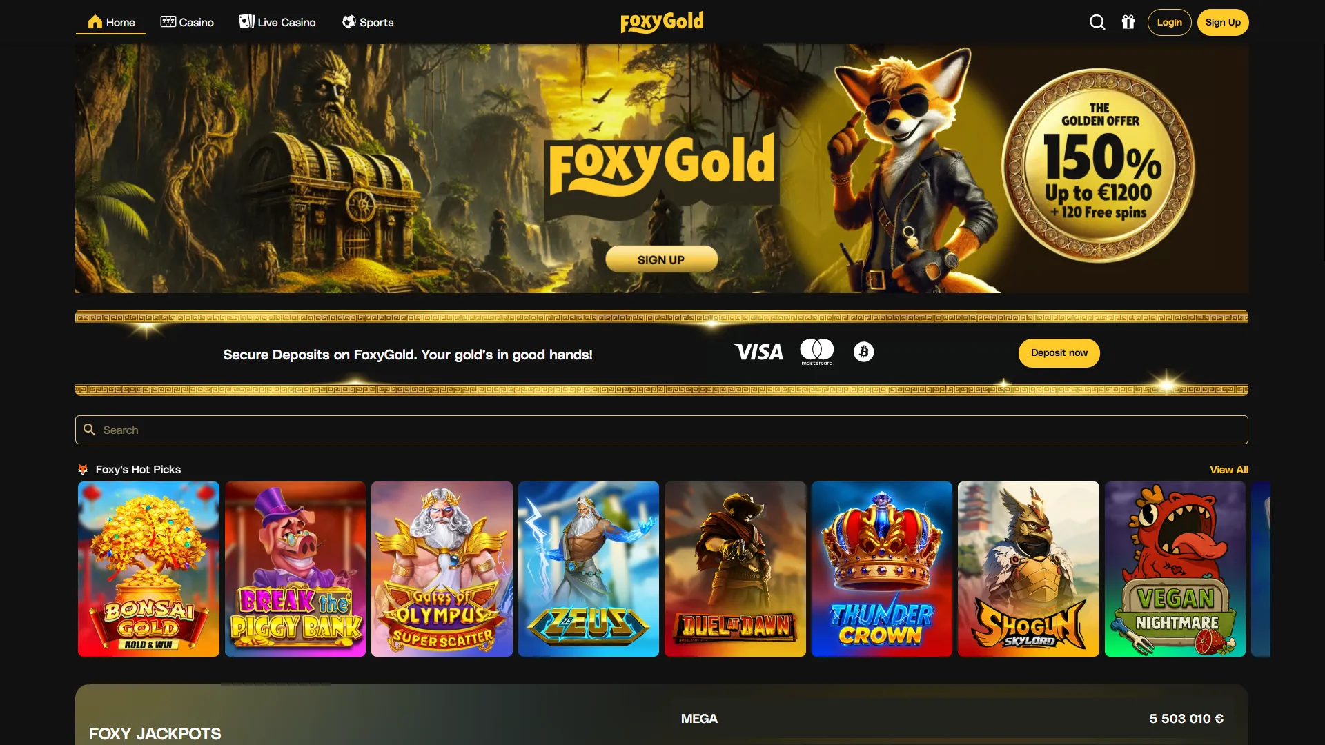 FoxyGold - Loyaliteitsprogramma voor Vaste Spelers